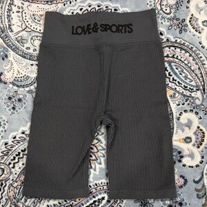 Love & Sports Women's Charcoal Bike Shorts